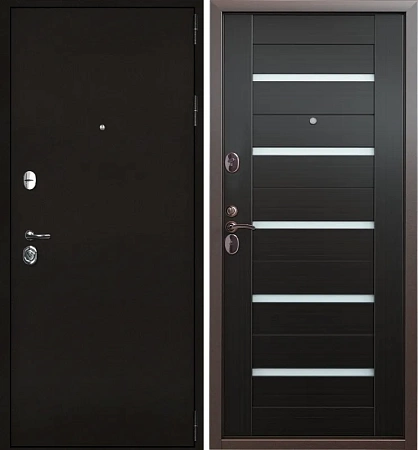 Входная дверь Страж 3К- TEСHNO Антик медь / Венге